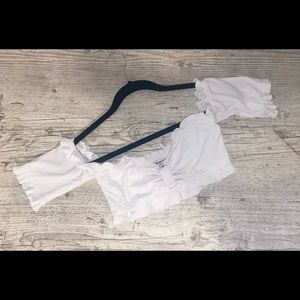 NEVER WORN Fashion Nova - White Crop Top